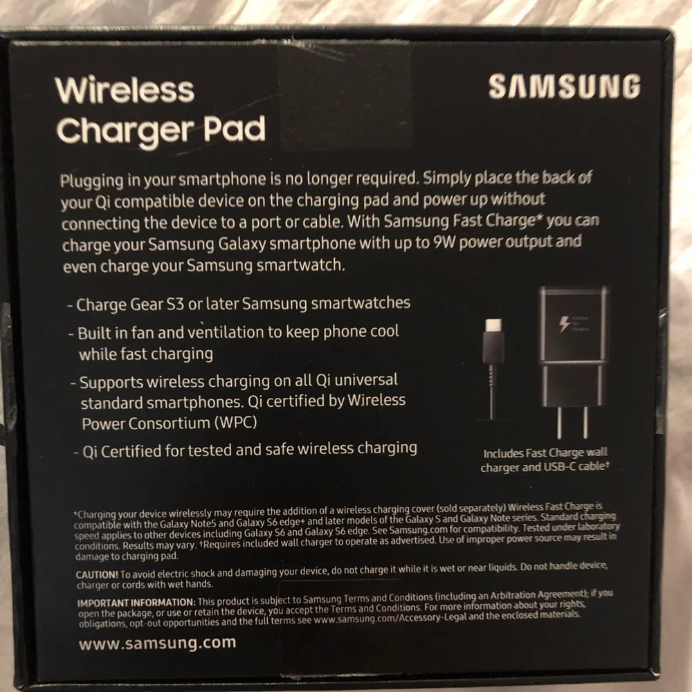 Samsung charging pad